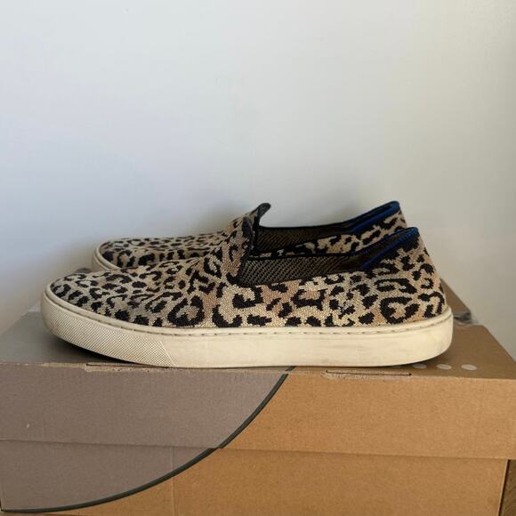 Rothy’s Leopard Print Women Slip On Shoes- SZ 9 - Picture 5 of 9